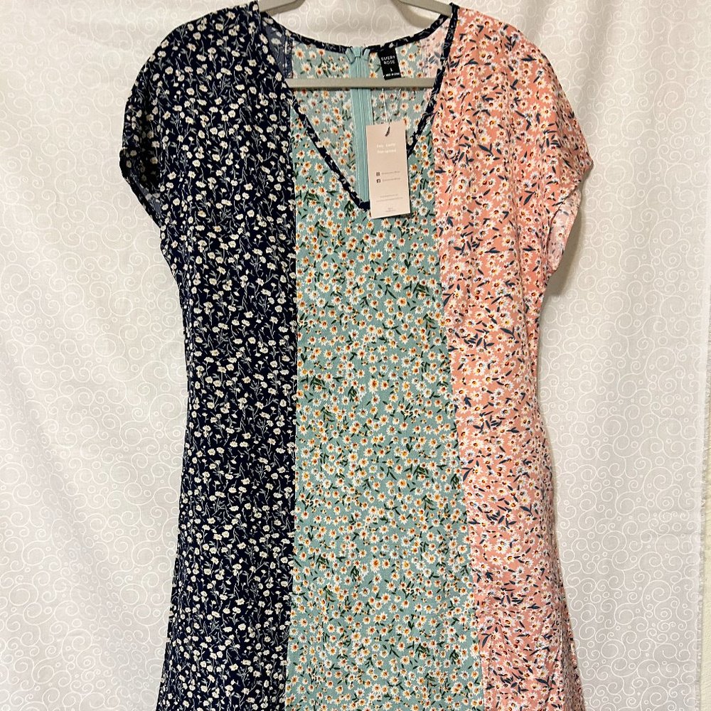 shein multicolor dress
